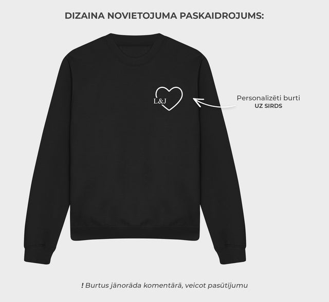 Personalizējams Organiskās kokvilnas džemperu komplekts pārim 2