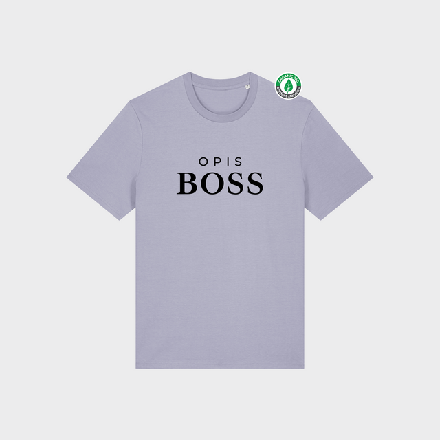 Organiskās kokvilnas T-krekls "Opis BOSS"