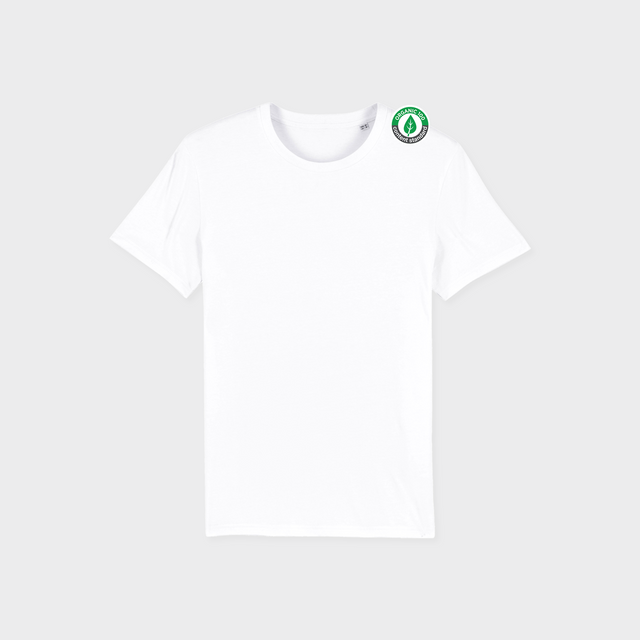Organiskās kokvilnas T-krekls ar TAVU dizainu