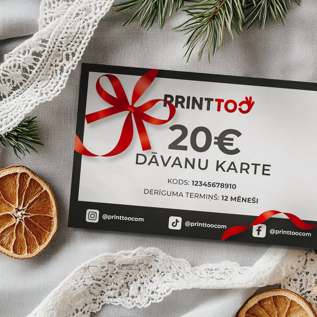 PRINTTOO Dāvanu karte
