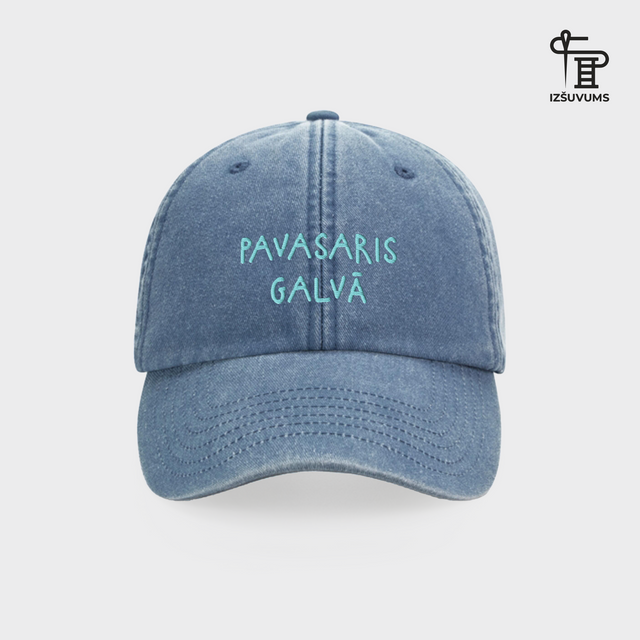 Izšūta cepure "Pavasaris galvā"