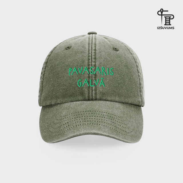 Izšūta cepure "Pavasaris galvā"