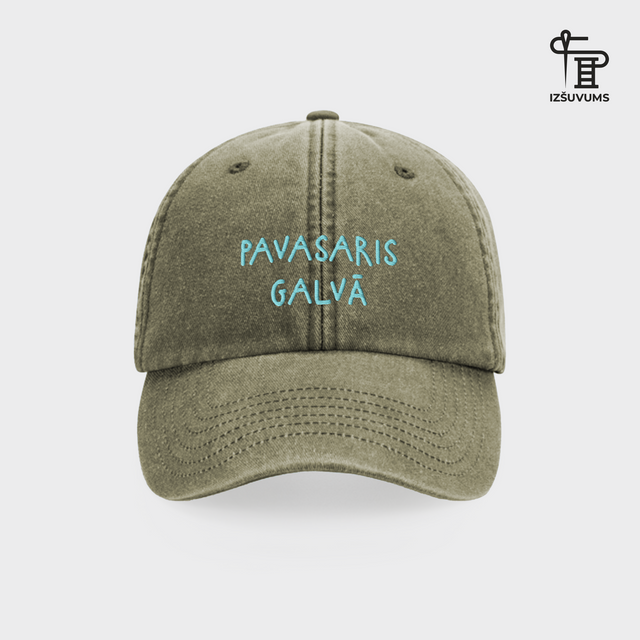 Izšūta cepure "Pavasaris galvā"