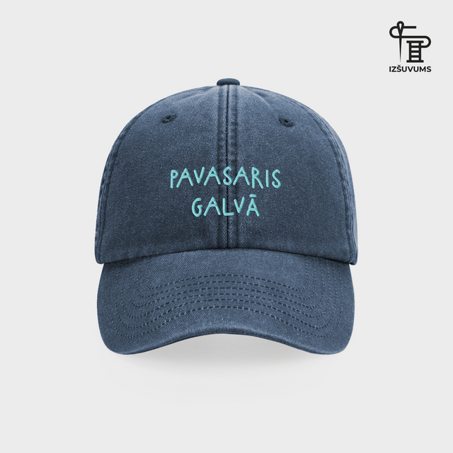 Izšūta cepure "Pavasaris galvā"