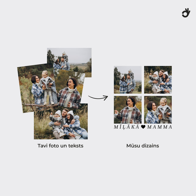 Personalizējama krūze "Kolāža"