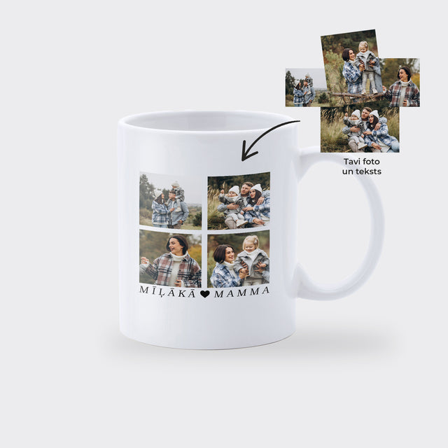 Personalizējama krūze "Kolāža"