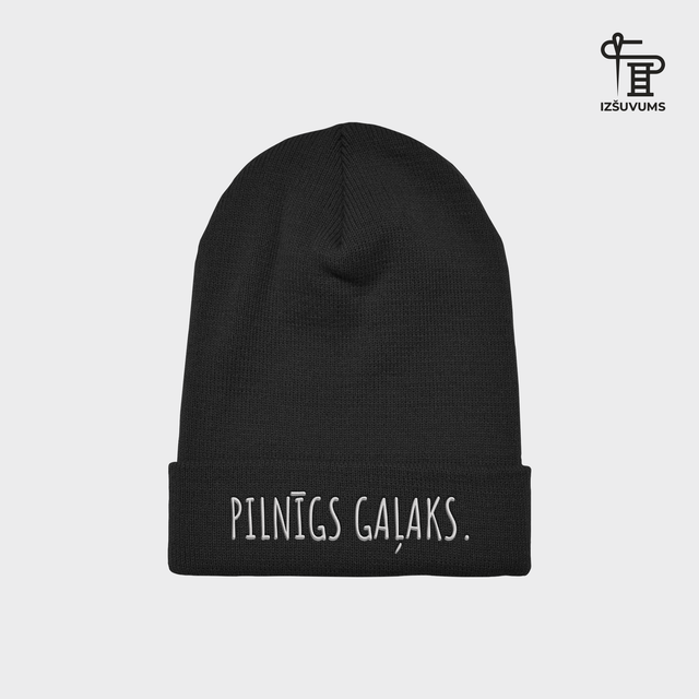 Izšūta ziemas cepure "Pilnīgs Gaļaks"