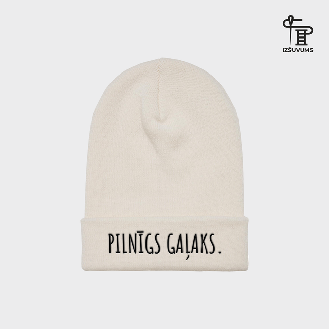 Izšūta ziemas cepure "Pilnīgs Gaļaks"