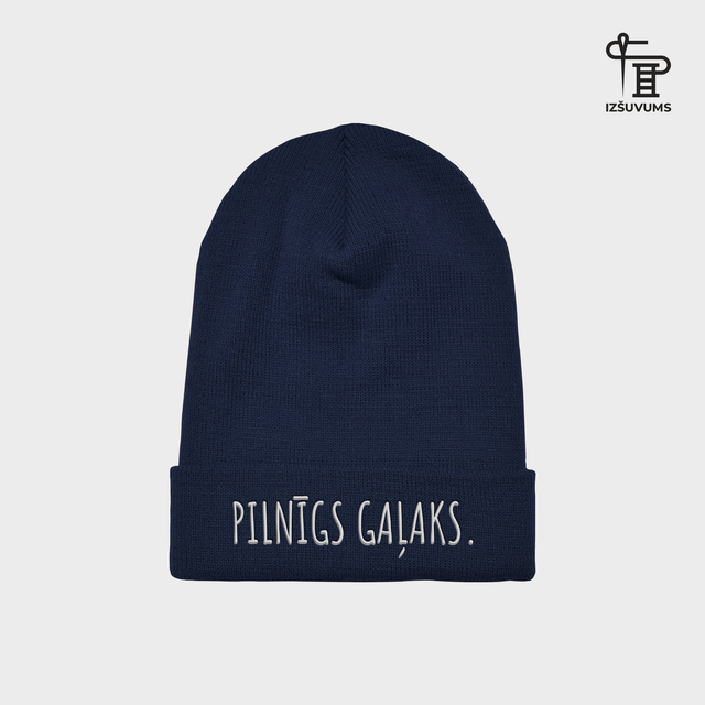 Izšūta ziemas cepure "Pilnīgs Gaļaks"