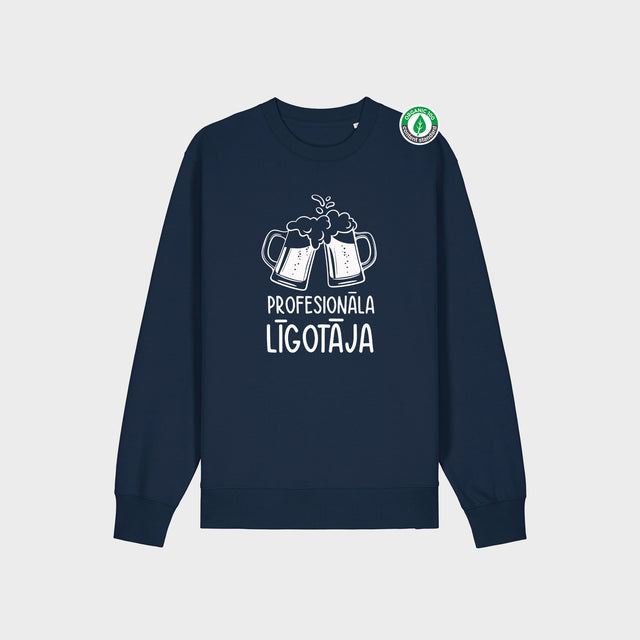 Organiskās kokvilnas džemperis "Profesionāla līgotāja"