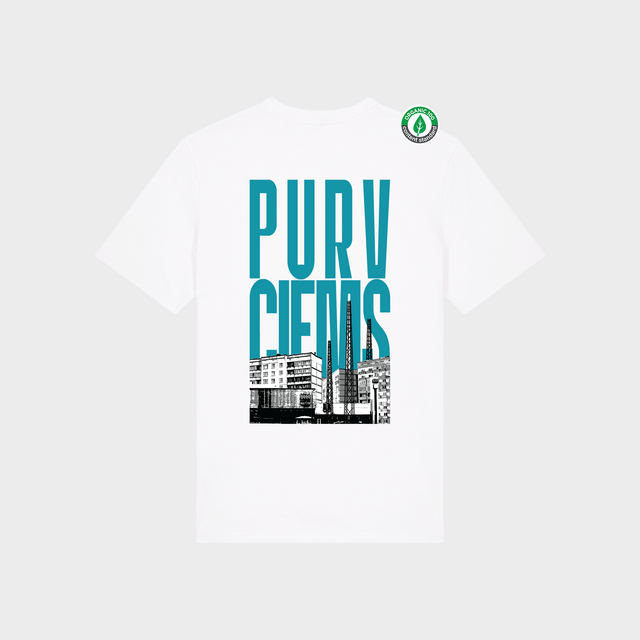 Organiskās kokvilnas T-krekls "Purvciems"