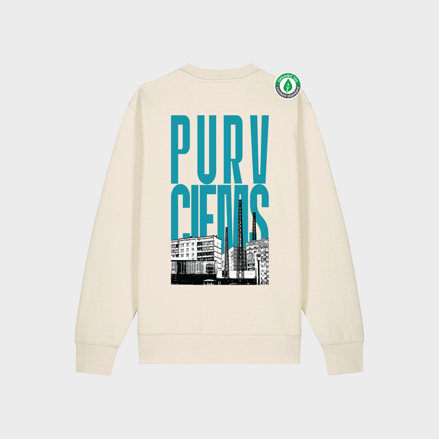 Organiskās kokvilnas džemperis "Purvciems"