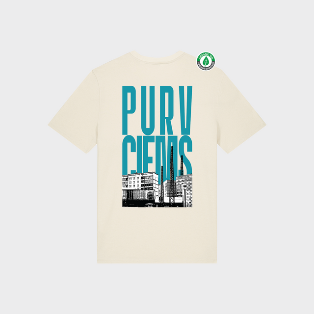 Organiskās kokvilnas T-krekls "Purvciems"