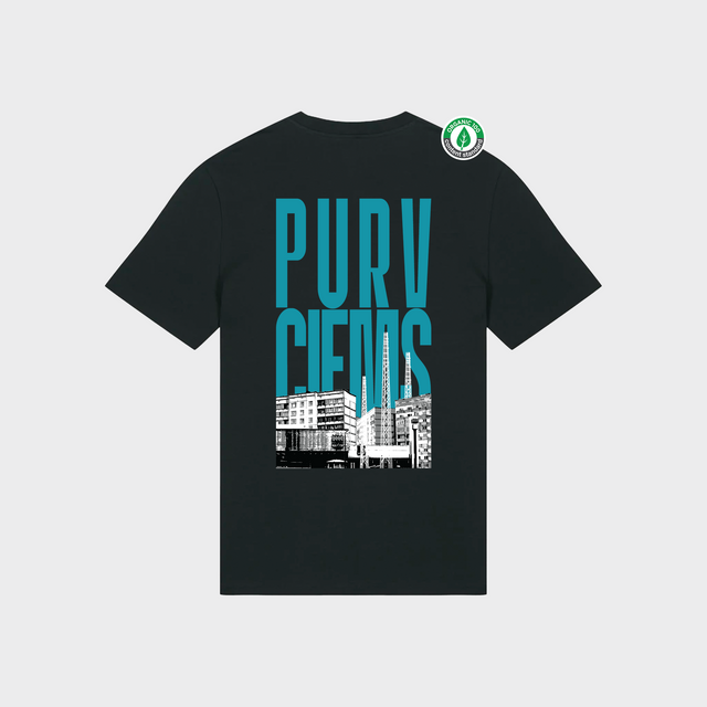 Organiskās kokvilnas T-krekls "Purvciems"