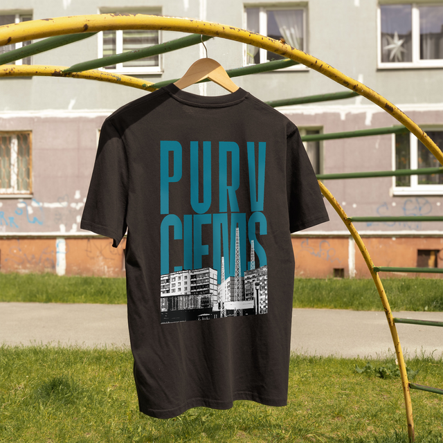 Organiskās kokvilnas T-krekls "Purvciems"