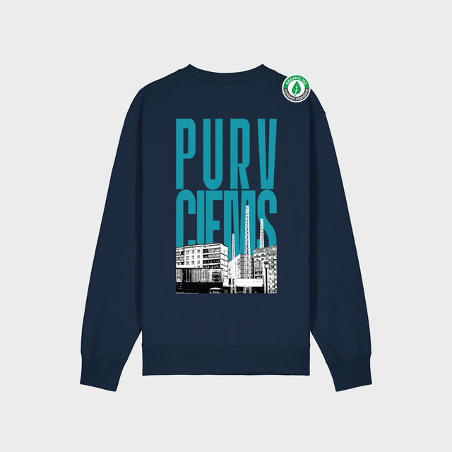 Organiskās kokvilnas džemperis "Purvciems"