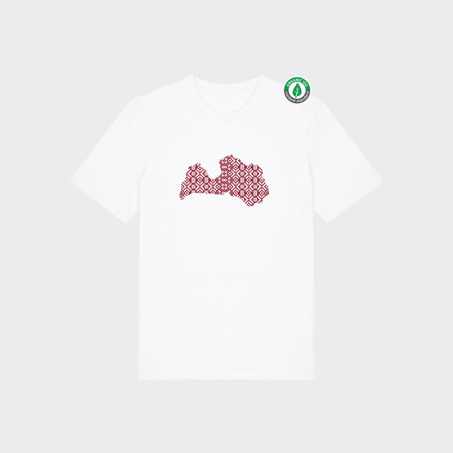Organiskās kokvilnas T-krekls "Rakstu Rakstos"