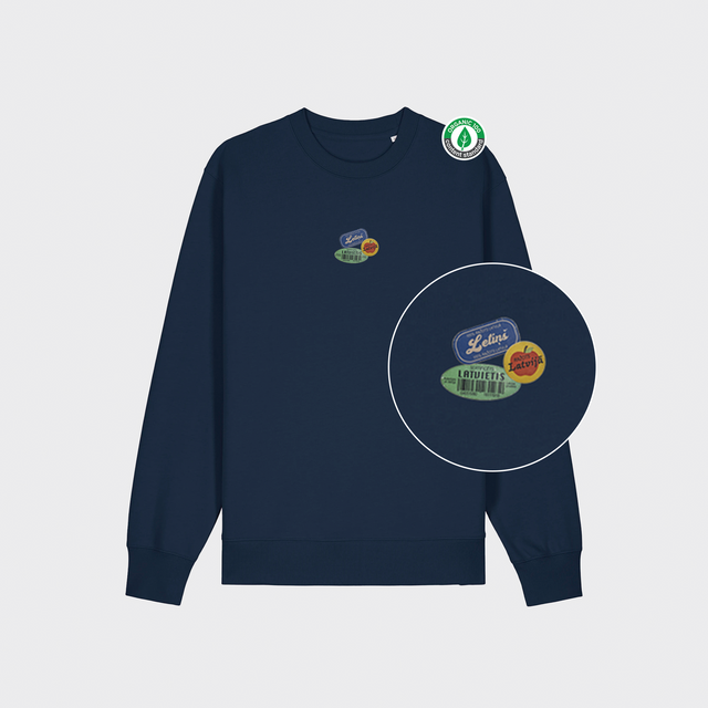 Organiskās kokvilnas džemperis "Ražots Latvijā"