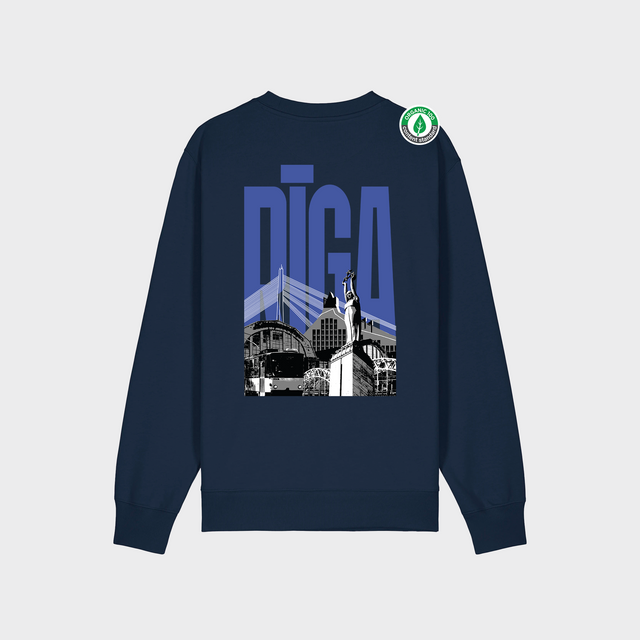 Organiskās kokvilnas džemperis "Rīga"