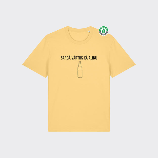 Organiskās kokvilnas T-krekls "Sargā vārtus kā aliņu"