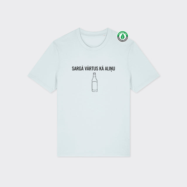 Organiskās kokvilnas T-krekls "Sargā vārtus kā aliņu"