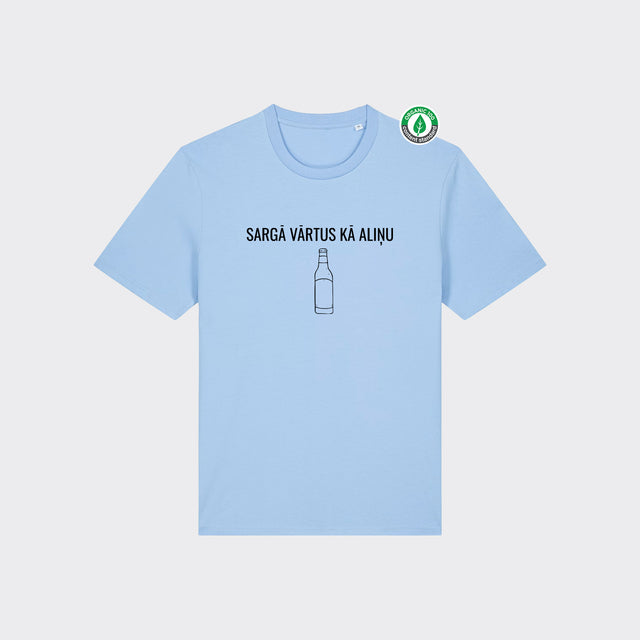 Organiskās kokvilnas T-krekls "Sargā vārtus kā aliņu"