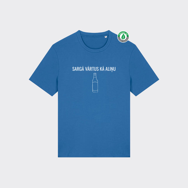 Organiskās kokvilnas T-krekls "Sargā vārtus kā aliņu"