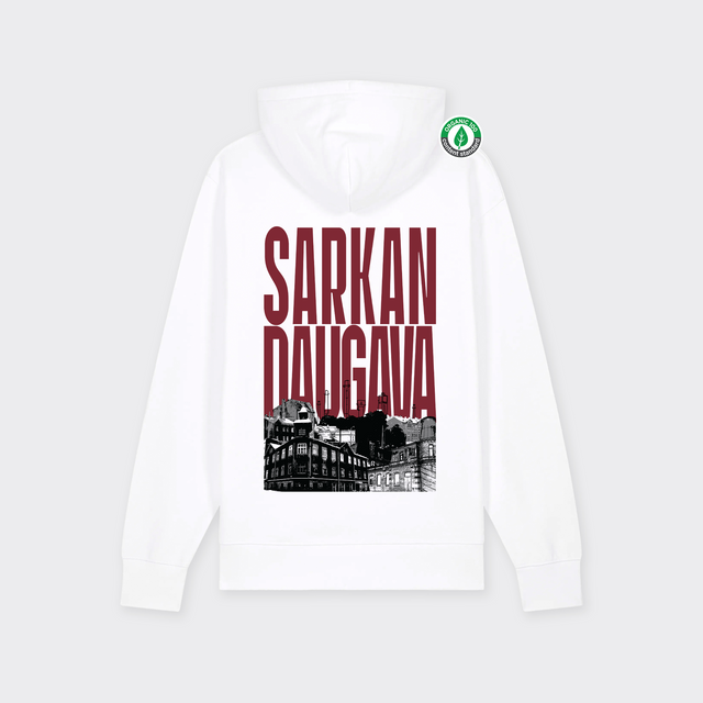 Organiskās kokvilnas hūdijs "Sarkandaugava"