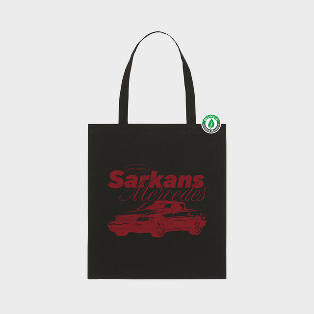 Auduma maisiņš "Sarkans Mercedes"