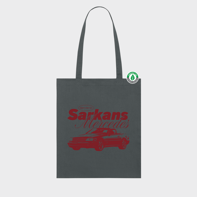Auduma maisiņš "Sarkans Mercedes"