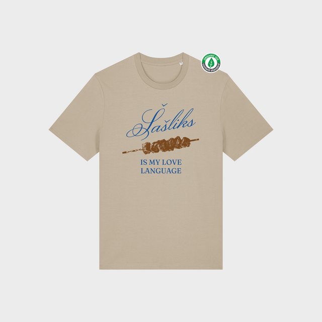Organiskās kokvilnas T-krekls "Šašliks"