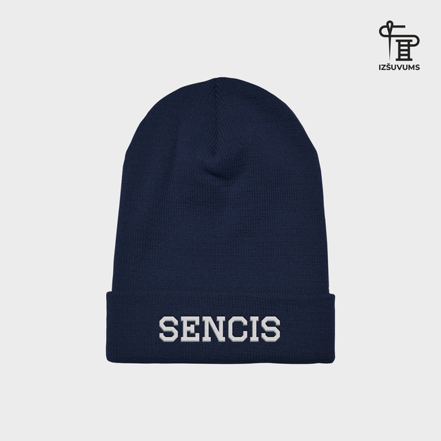 Izšūta ziemas cepure "Sencis"
