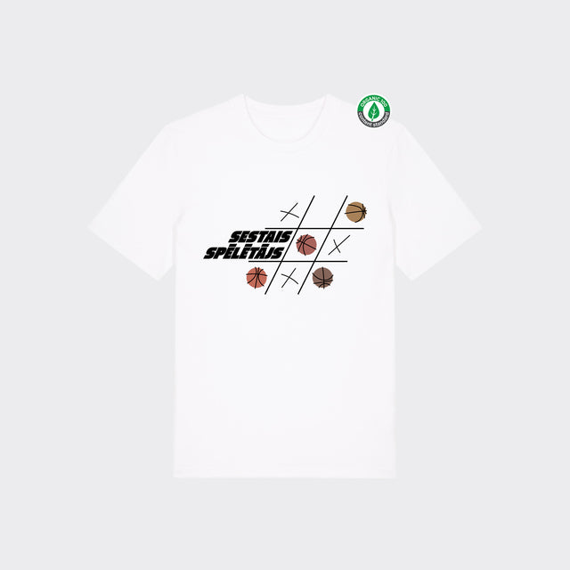 Organiskās kokvilnas T-krekls "Sestais Spēlētājs"