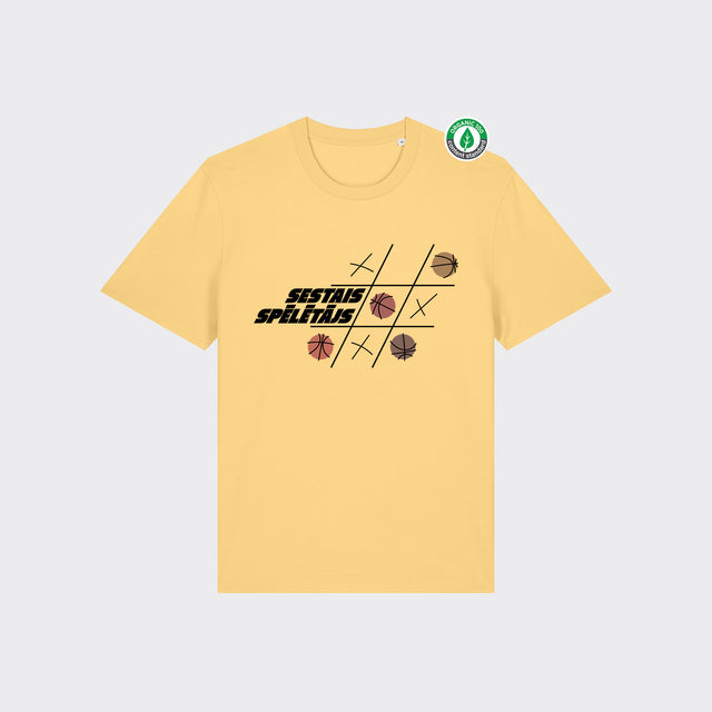 Organiskās kokvilnas T-krekls "Sestais Spēlētājs"