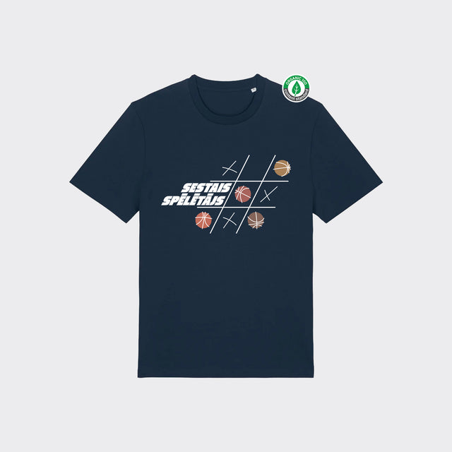 Organiskās kokvilnas T-krekls "Sestais Spēlētājs"