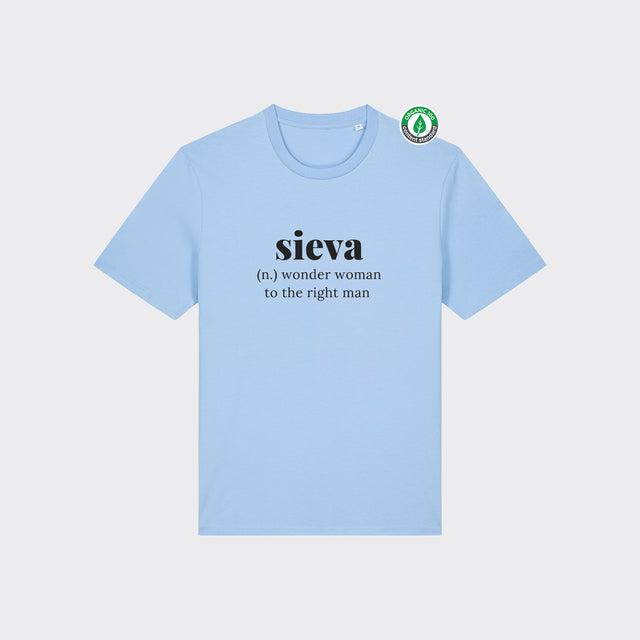 Organiskās kokvilnas T-krekls "Sieva"