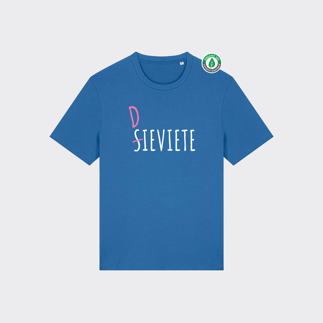 Organiskās kokvilnas T-krekls "Sieviete Dieviete"