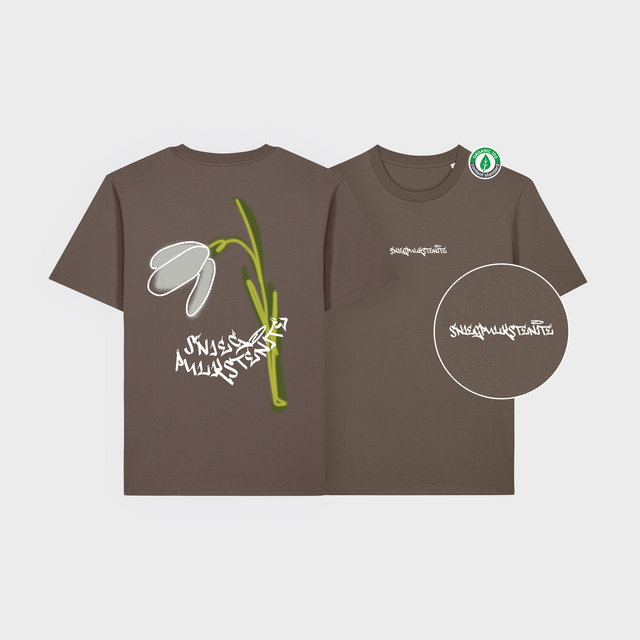 Organiskās kokvilnas T-krekls "Sniegpulkstenīte"