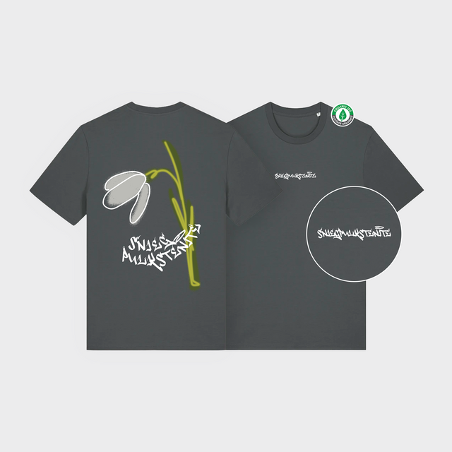 Organiskās kokvilnas T-krekls "Sniegpulkstenīte"