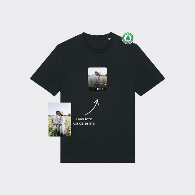 Personalizējams Organiskās kokvilnas T-krekls "Spotify"