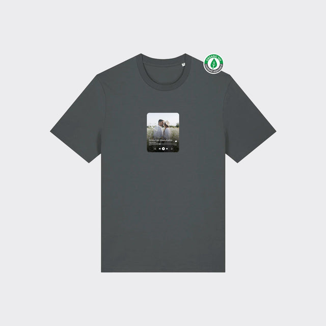 Personalizējams Organiskās kokvilnas T-krekls "Spotify"