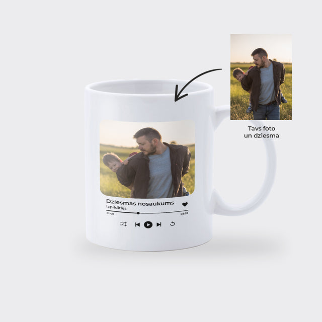 Personalizējama krūze "Spotify"