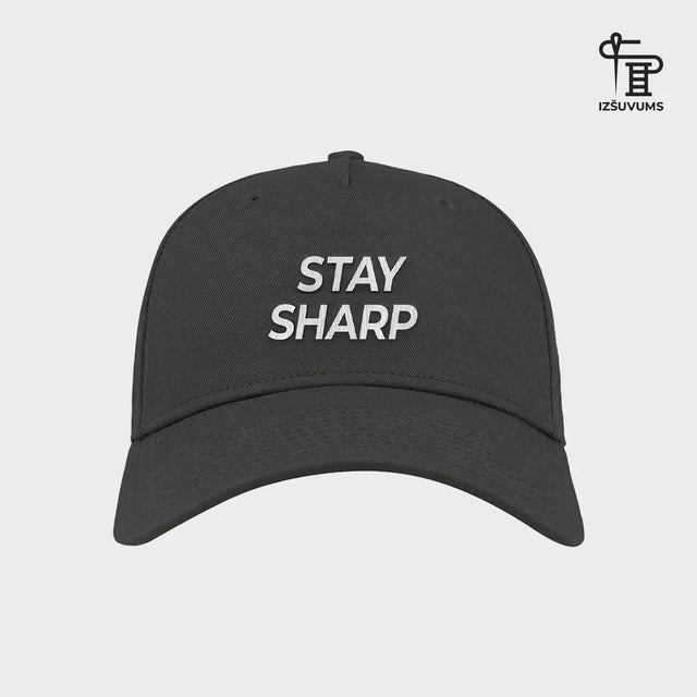 Izšūta cepure "Stay Sharp"
