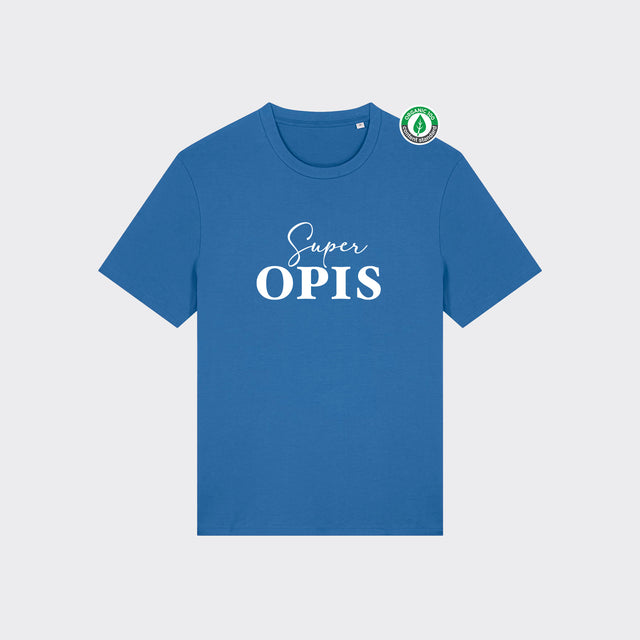 Organiskās kokvilnas T-krekls "Super OPIS"
