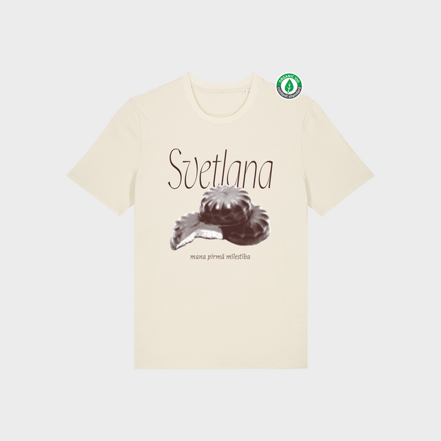 Organiskās kokvilnas T-krekls "Svetlana"