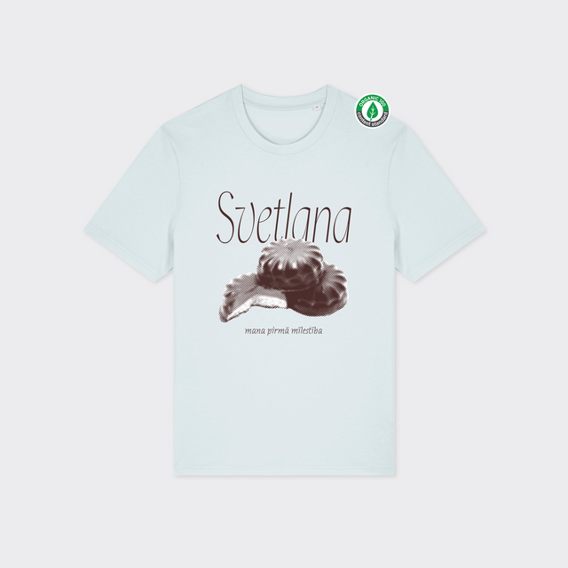 Organiskās kokvilnas T-krekls "Svetlana"