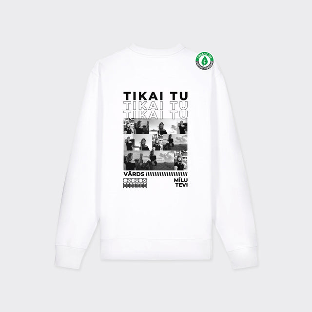 Personalizējams Organiskās kokvilnas džemperis "TIKAI TU"