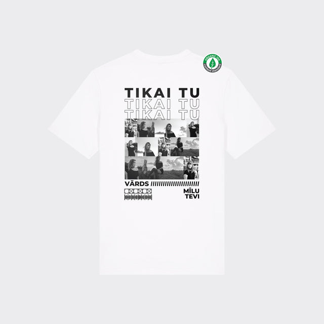 Personalizējams Organiskās kokvilnas T-krekls "TIKAI TU"