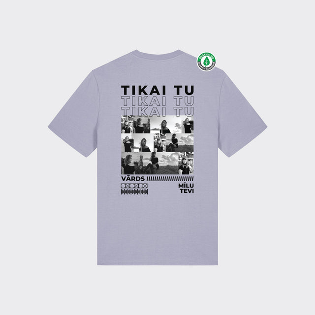 Personalizējams Organiskās kokvilnas T-krekls "TIKAI TU"
