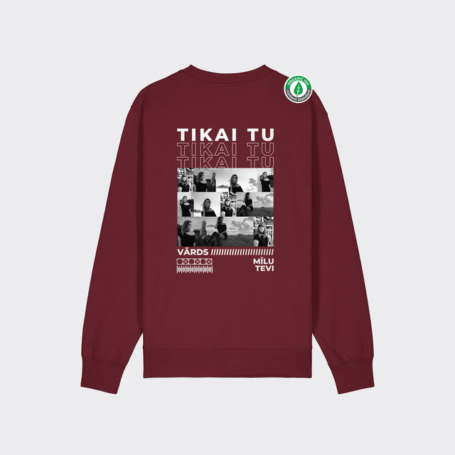 Personalizējams Organiskās kokvilnas džemperis "TIKAI TU"